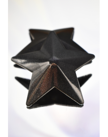 Nipple Métal noir Cache tétons d'étoile - 202400107