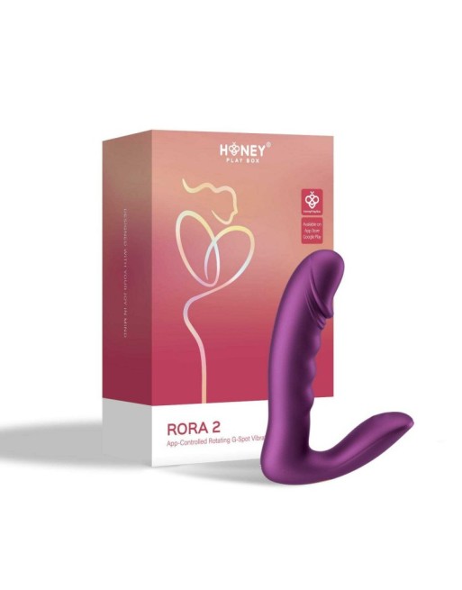 RORA 2 Capteur de pression G-Spot rotatif et stimulateur clitoridien RORA 2 Capteur de pression G-Spot rotatif et stimulateur clitoridien