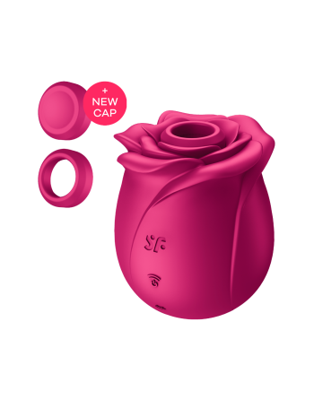 Stimulateur de clitoris rose par ondes de pression ou sans contact Pro 2 Classic Blossom Satisfyer - CC597840