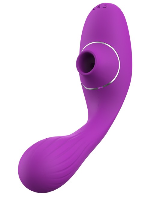2 en 1 stimulateur de clitoris sur membrane et vibromasseur point G USB violet flexible USB violet flexible DINA - WS-NV017PUR 2 en 1 stimulateur de clitoris sur membrane et vibromasseur point G USB violet flexible USB violet flexible DINA - WS-NV017PUR