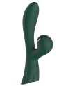Vibromasseur double stimulation point G et clitoris par vibrations membrane vert USB - FAIRYGREEN