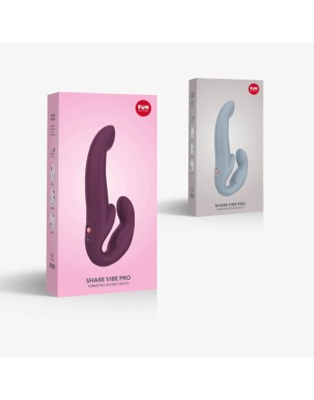Share Vibe Pro - Vibromasseur Double - Gris cool