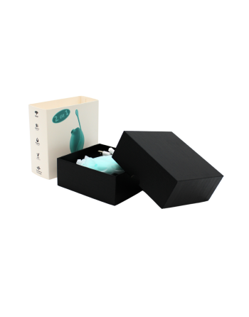 2en1 Stimulateur clitoridien à picots par aspiration avec son œuf vibrant à distance turquoise - 0-B0009TUR