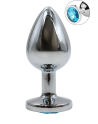Plug bijou en aluminium bijou bleu Large - RY-003LBL Plug bijou en aluminium bijou bleu Large - RY-003LBL