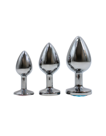 Plug bijou en aluminium bijou rose Small - RY-001PNK