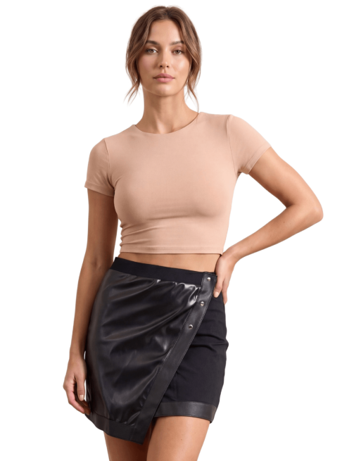 Jupe courte noire Mia - LSL2-SBLK