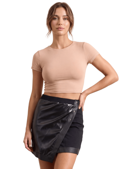 Jupe courte noire Mia - LSL2-SBLK