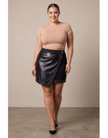 Jupe courte noire Mia - LSL2-SBLK