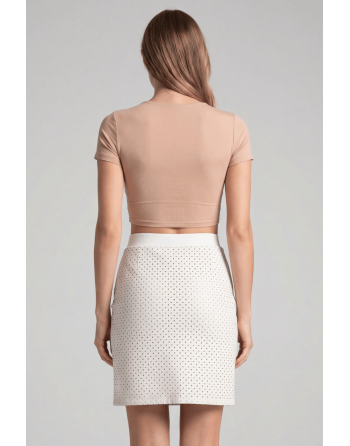 Jupe longue blanche Natacha - LSL3-LWHT