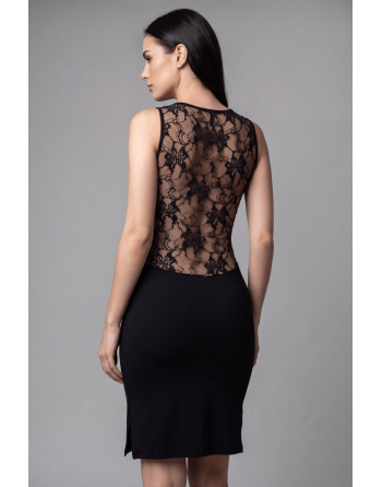 Robe noire Lora - LDC03BLK