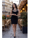 Robe noire Lora - LDC03BLK