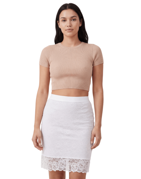 Jupe longue blanche Catalina - LSK2-LWHT