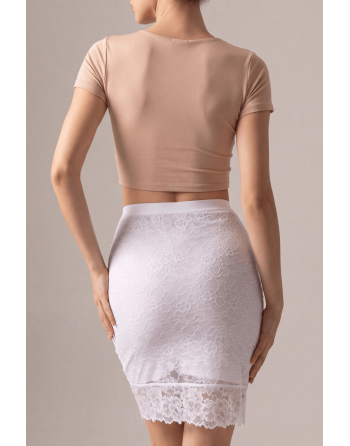 Jupe longue blanche Catalina - LSK2-LWHT