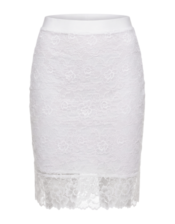 Jupe longue blanche Catalina - LSK2-LWHT