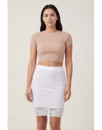 Jupe longue blanche Catalina - LSK2-LWHT
