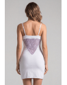 Robe décollectée blanche Emilia - LDR11WHT