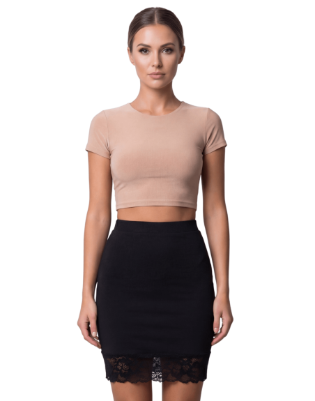 Jupe longue noire Maria - LSK1-LBLK