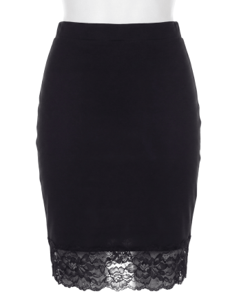 Jupe longue noire Maria - LSK1-LBLK