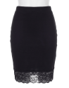 Jupe longue noire Maria - LSK1-LBLK