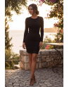 Jupe longue noire Maria - LSK1-LBLK