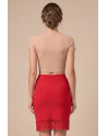 Jupe longue rouge Maria - LSK1-LRED