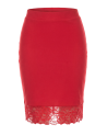 Jupe longue rouge Maria - LSK1-LRED