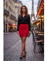 Jupe courte rouge Marina - LSK1-SRED