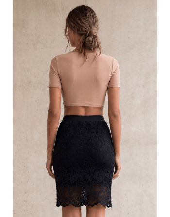 Jupe longue noire Catalina - LSK2-LBLK