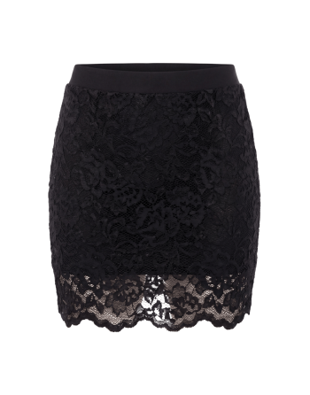 Jupe courte noire Camélia - LSK2-SBLK