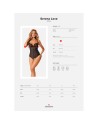 Serena love Body ouvert - Noir