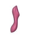 2 en 1 Stimulateur de clitoris et vibromasseur Curvy Trinity 3 rouge Satisfyer - CC597772