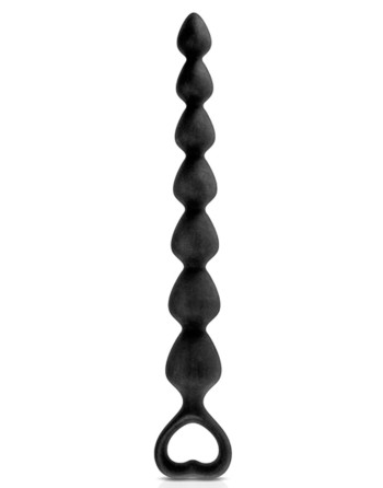 Chapelet plug anal noir 27cm - CC5710042010