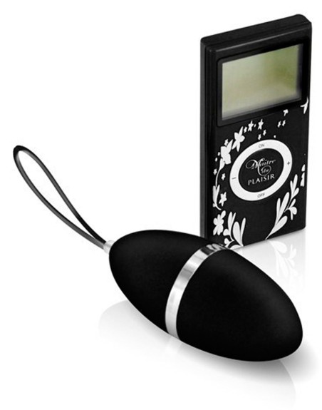 Oeuf vibrant noir 10 vitesses télécommande écran LCD - CC5720000010