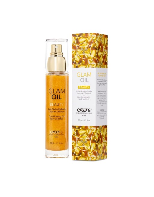 Huile sèche pailletée corps et cheveux 50ml - CC805009 Huile sèche pailletée corps et cheveux 50ml - CC805009
