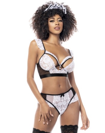 Costume femme de chambre 3 pièces  - MAL6484COS