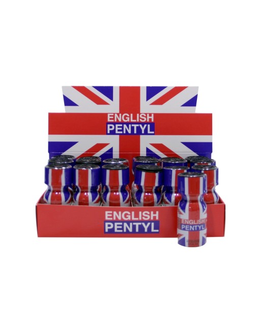 Box 18 poppers English Pentyl 15ml Box 18 poppers English Pentyl 15ml