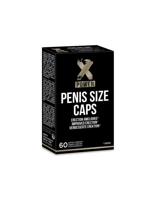 Penis size caps -  60 gélules