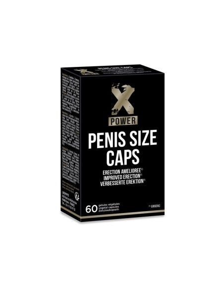 Penis size caps -  60 gélules