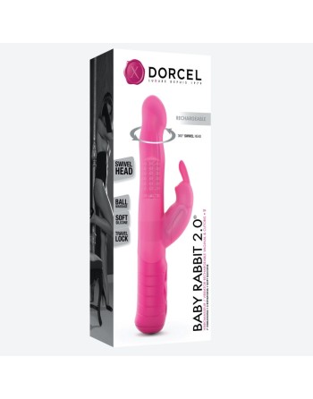 Vibromasseur Dorcel Baby Rabbit 21 cm 2.0 - Rose