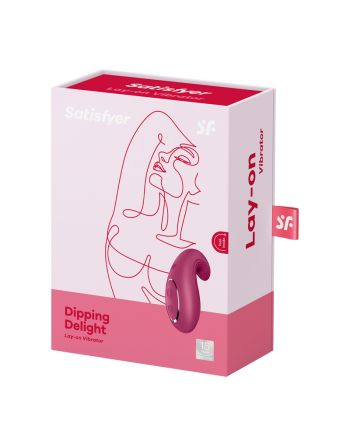 Dipping delight Stimulateur Satisfyer - Framboise